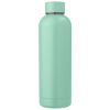 a green bottle with a lid