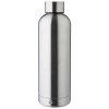 a silver bottle with a lid