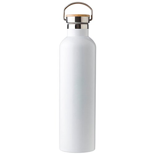 Additional Image 2 - a white bottle with a gold ring