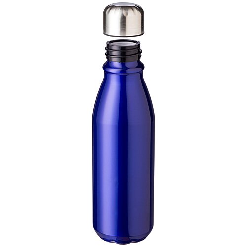 Additional Image 2 - a blue water bottle with a cap