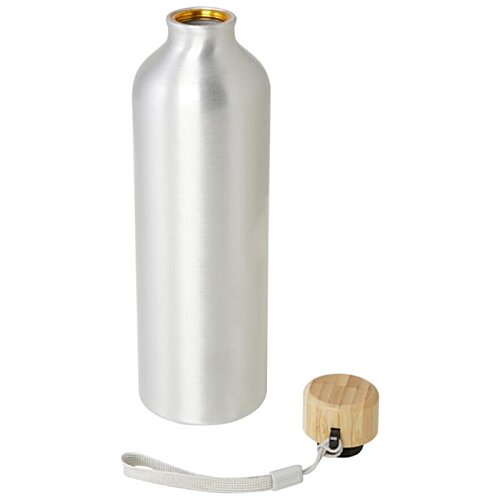 Additional Image 4 - a silver cylinder with a wooden tape measure
