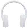 a white headphones on a white background