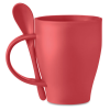 View Image 2 of 3 of DISC Plastic Mug with Spoon
