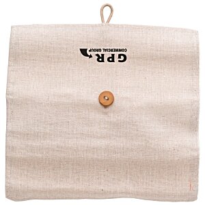 Additional Image 1 - a white cloth with a button on it
