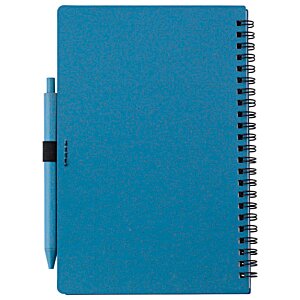 Additional Image 3 - a blue notebook with a black pen