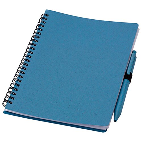 Additional Image 2 - a blue notebook with a pen