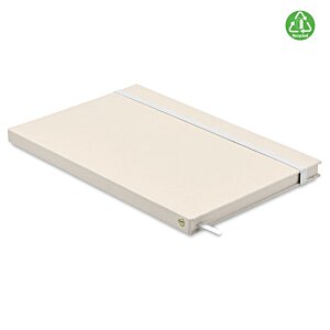 Additional Image 1 - a white notebook with a band