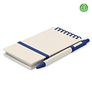 Additional Image 3 - a blue and white notepad