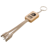 View Image 2 of 3 of Wheatly Charger Keyring - Rectangle - Printed