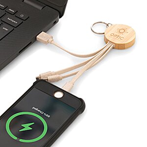 Additional Image 1 - a cell phone charging on a cord