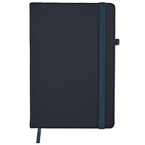 Additional Image 6 - a black notebook with a blue band
