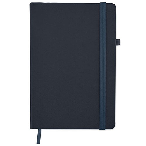 Additional Image 6 - a black notebook with a blue band