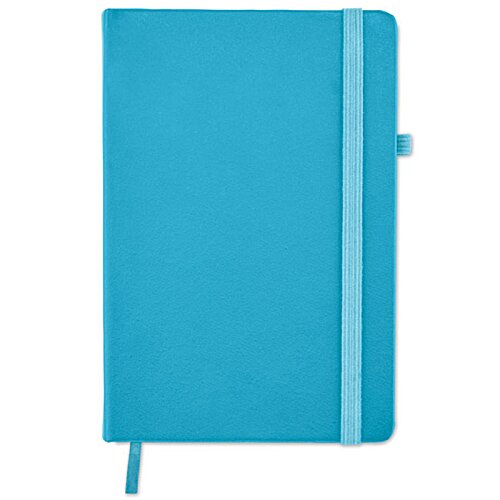 Additional Image 7 - a blue notebook with a white stripe