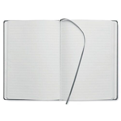 Additional Image 1 - a white notebook with a silver pen