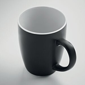 Additional Image 4 - a black mug with a handle