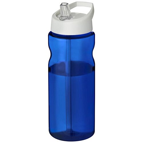 Additional Image 3 - a blue water bottle with a white lid