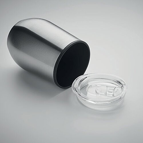 Additional Image 5 - a silver cup with a lid