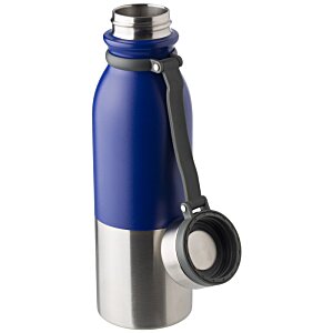 Additional Image 1 - a blue and silver thermos