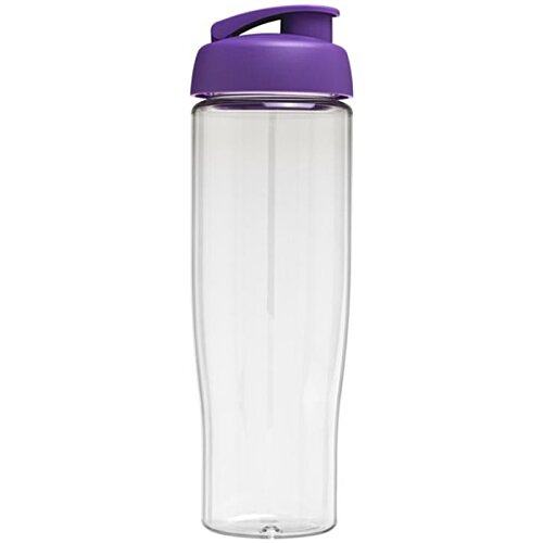 Additional Image 1 - a plastic water bottle with a purple lid