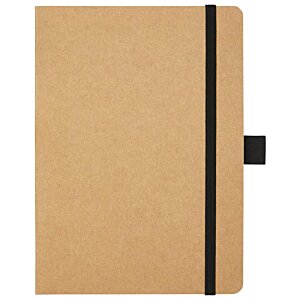 Additional Image 2 - a brown notebook with a black band