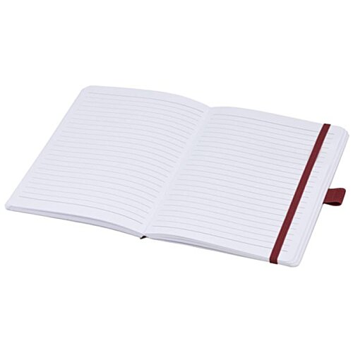 Additional Image 3 - a white notebook with a red band