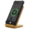 View Image 3 of 5 of Bamboo Phone Charger Stand