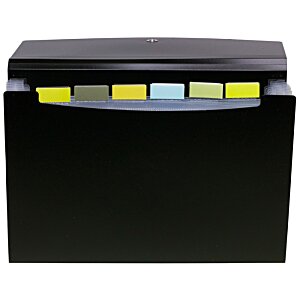 Additional Image 1 - a black box with different colored labels