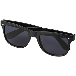 Additional Image 5 - a black sunglasses with dark lenses