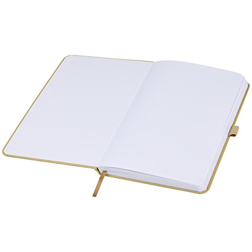 Additional Image 6 - a white notebook with a gold band