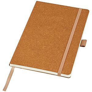 Additional Image 4 - a brown notebook with a white band