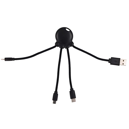 Additional Image 1 - a black cable with a round black ball