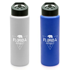 Additional Image 5 - a blue and white water bottles