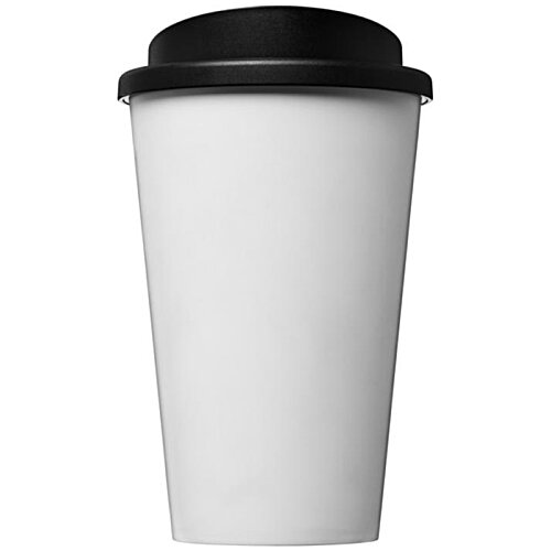 Additional Image 1 - a white cup with a black lid
