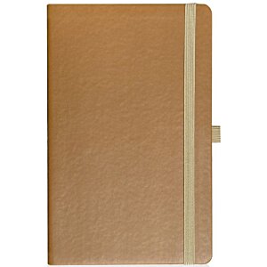 Additional Image 3 - a brown notebook with a white stripe