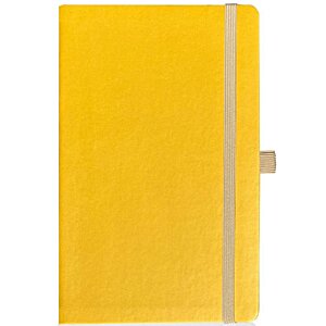 Additional Image 4 - a yellow notebook with a silver band