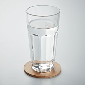 Additional Image 1 - a glass of water on a coaster