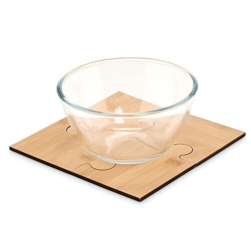 Additional Image 2 - a glass bowl on a coaster