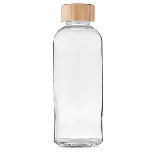 Additional Image 1 - a clear plastic bottle with a brown cap