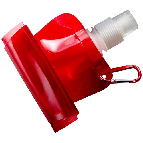 Additional Image 1 - a red plastic bottle with a white cap
