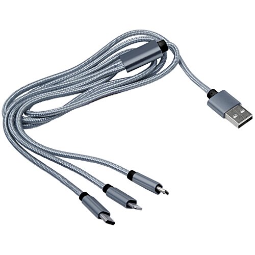 Additional Image 3 - a grey cable with several plugs