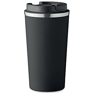 Additional Image 4 - a black coffee cup with a lid