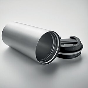 Additional Image 7 - a silver container with a black lid