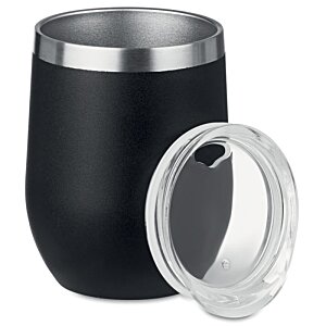 Additional Image 3 - a black and silver cup