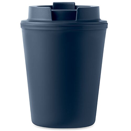 Additional Image 2 - a black plastic cup with a lid