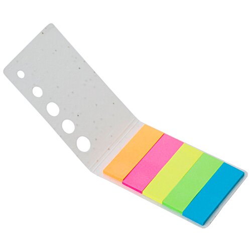 Additional Image 3 - a colorful striped paper with holes