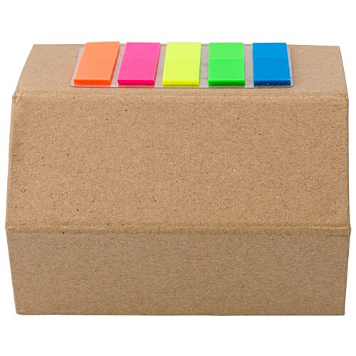 Additional Image 3 - a brown box with colorful tabs
