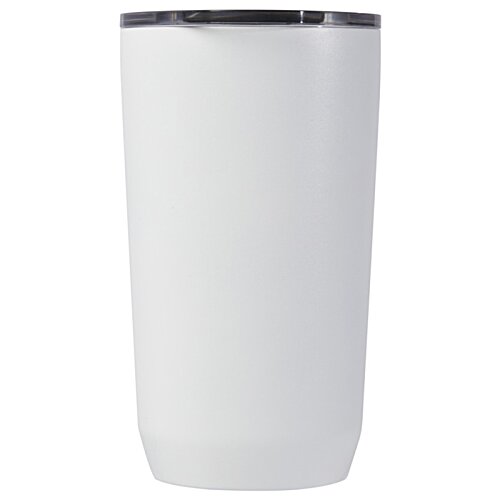 Additional Image 1 - a white cup with black rim