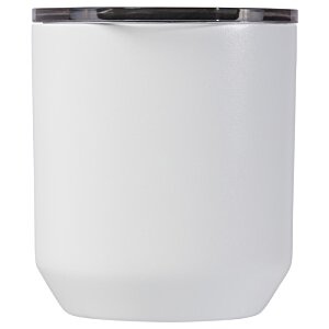 Additional Image 1 - a white cup with black rim