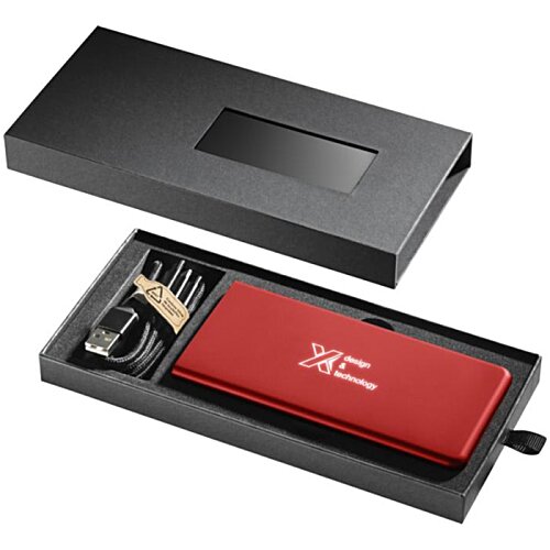 Additional Image 5 - a red and black box with a black lid