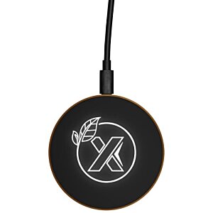 Additional Image 4 - a black wireless charger with a white x on it